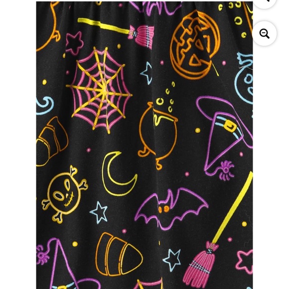 The Children’s Place Girls Halloween Doodle Dress Size Medium (7-8) NWT - Picture 3 of 3